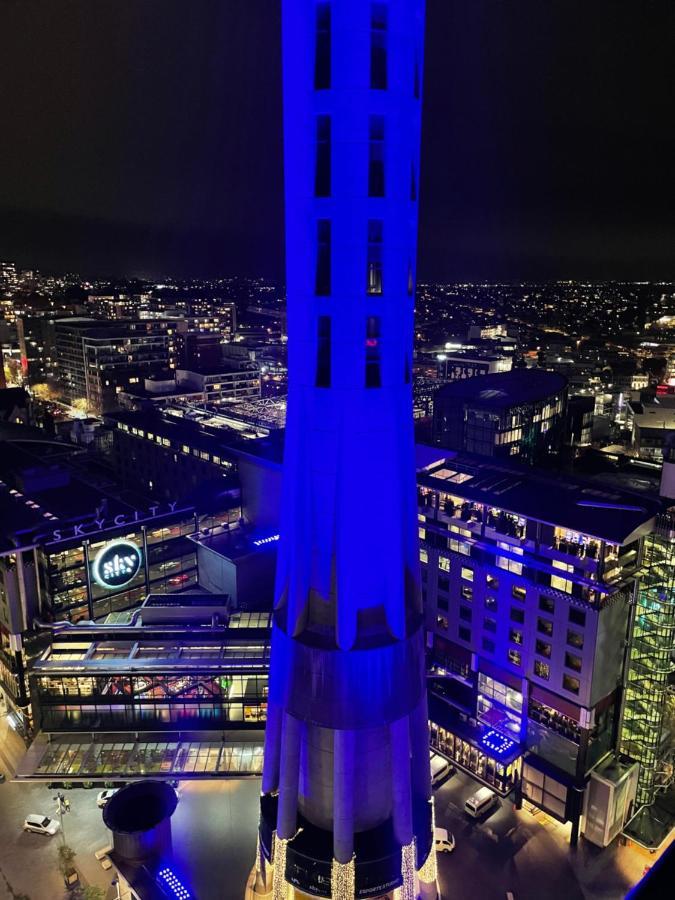 Stunning Skytower And City View 2 Bedroom Apartment Auckland Exterior photo